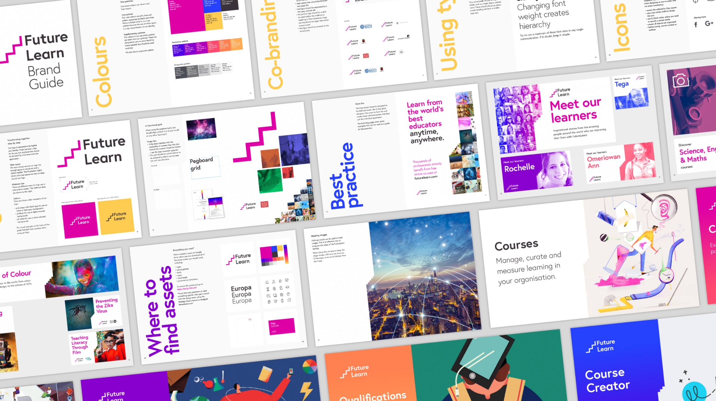 FutureLearn brand guidelines documentation